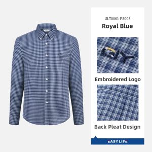 GYgoldlion | Stylish Comfortable Plaid Mens Shirt