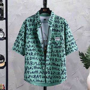 Fashionable Casual Cotton Shirt Mens Sleeveless Summer Quality Pure Cotton Jacket Youth Popular Loose Fit No Iron Treatment