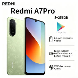 Redmi | 2026 Redmi A7 pro International Edition 6.9-Inch Display 6000mAh Long-Lasting Battery Android OS 8GB RAM + 256GB Storage Large M