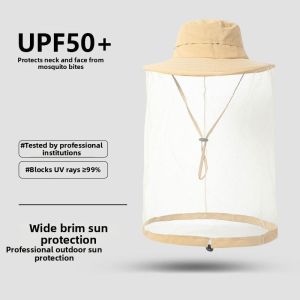 Anti-mosquito Anti-dust Sun-protective Hat