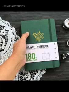 Sổ Tay Giấy Tre BUKE 180gsm - Sổ Ghi Chép Chấm Lưới Màu Xanh Rừng Sổ Vẽ Chấm Điểm Dành Cho Nghệ Sĩ Và Người Lập Kế Hoạch
