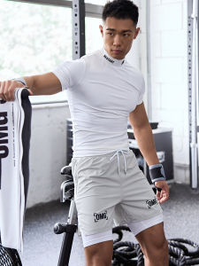 Quần Áo Tập Gym Thể Thao Cổ Cao Nhỏ Thương Hiệu Sành Điệu OMG Áo Thun Nam Cộc Tay Nhanh Khô Áo Bó Sát Đàn Hồi Cao Tập Luyện Áo Tập Gym Nhiều Màu Sắc - Lazada