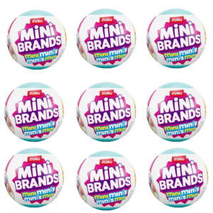 Bandai | New ZURU Mini Fill The Fridge Mini Refrigerator Set Mini Brands Ball Series Blind Box Mystery Box Play House Toy Decor Gifts