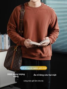 PERDONTOO | Double Faced Thermal Fleece Sweater Men’s Loose 300G