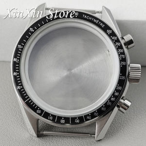 High Quality VK63 39.7mm MoonSwatch Chronograph Metal Case Bezel Fashion Business Watch Sealed Back Moon Watch for 32.5mm Dial