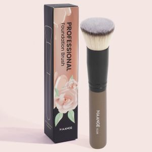 MAANGE | Maange 1PCS Makeup Brush with Box Foundation Concealer Powder Blush Contour Brush Dense Soft Bristle Brush Beauty Tool For Women