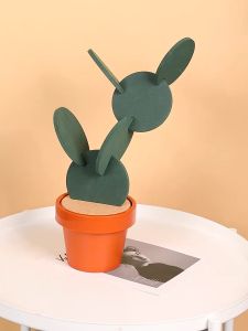 Creative Cactus Cup Mat Insulation Mat Table Mat 6-piece Set