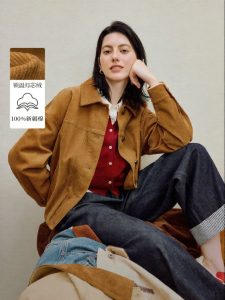 INMAN | Áo Blouse Áo Khoác Tay Bong Vintage Chất Liệu Corduroy