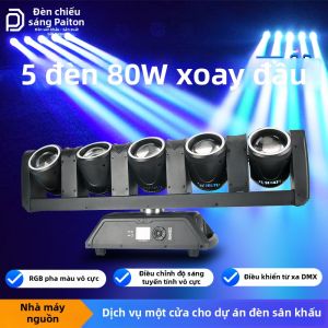 Paxdun | Đèn Quay LED 5 Đầu cho Sân Khấu Bar KTV và Tiệc Cưới