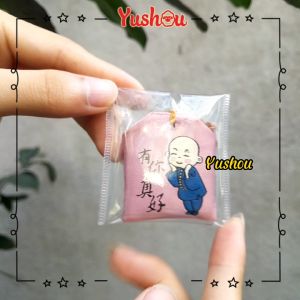 Tết 2024 Móc Khóa Yushou Tình Bạn - Chú Tiểu đáng yêu (Kiểu Omamori) Có sẵn Quà lì xì xịn.