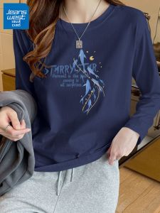 Jeanswest | Áo Thun Dài Tay Form Slim Fit Đa Năng Cotton
