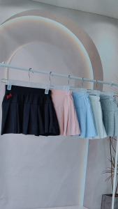 MomsKiss High Quality Cotton Korean Style Pleated Skirt Short for Kids Girls 3-12 years old