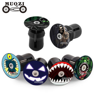 MUQZI Handlebar End Plugs MTB Road Folding Bike Handle Bar End Cap Aluminum Alloy Handlebar Grip Cover Bicycle Accessories