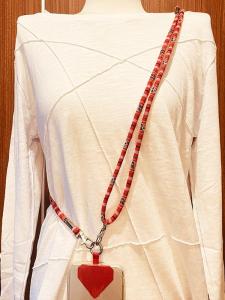 Rainbow Long Phone Crossbody Lanyard Adjustable Length Telephone Mobile Phone Strap Fan Portable Double Buckle Neck Lanyard