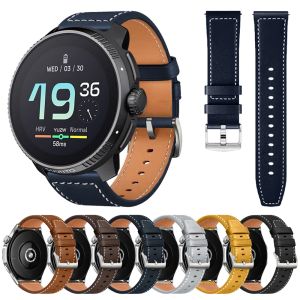 20mm 22mm Leather Strap For SUUNTO VERTICAL 9 5 Peak DLC/PRO 3 Fitness Watch Band For SUUNTO RACE Bracelet Replacement Wristband