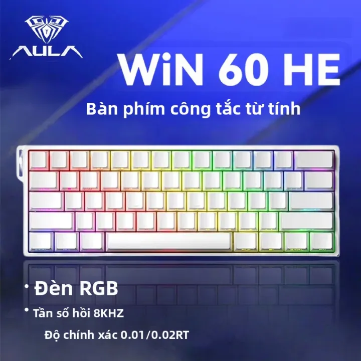 Bàn Phím Cơ Có Dây Trục Từ Tính AULA WIN60 HE 61 Phím RT Tùy Chỉnh Chơi Game Trên Máy Tính Để Bàn Thể Thao Điện Tử Với Tốc Độ Lấy Mẫu 8K Đèn Nền Nhiều Màu | BigBuy360 - bigbuy360.vn Bàn Phím Cơ Có Dây Trục Từ Tính AULA WIN60 HE 61 Phím RT Tùy Chỉnh Chơi Game Trên Máy Tính Để Bàn Thể Thao Điện Tử Với Tốc Độ Lấy Mẫu 8K Đèn Nền Nhiều Màu | BigBuy360 - bigbuy360.vn