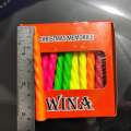 (24pc) lilin wina - lilin ulir lilin lidi lilin spiral murah. 