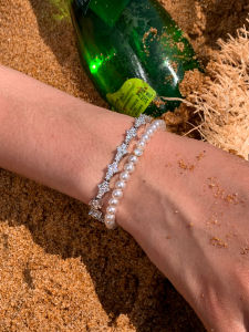 CAFFTI | Hexagram Full Drill Zircon Tennis Bracelet