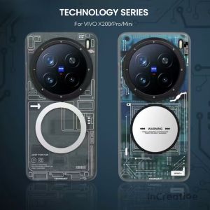 Youngkit loạt công nghệ từ trường hợp tương thích cho Vivo X200 Pro Mini Chống Sốc Chống Rơi Matte x 200PRO vỏ