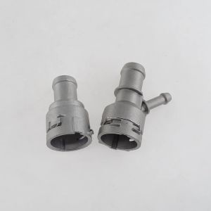 Coolant Heater Hose Connector Flange Aluminum Kit 1K0122291 3B0122291B for TT A3 Q3 Golf Jetta Passat