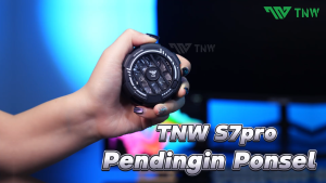 TNW S7Pro Fan Cooler Cooling HP Radiator Pendingin Magnetic Dengan Penjepit RGB Light Fancooler Phone Cooler Live Streaming/Gaming