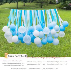 HUAFANGXISHI | Outdoor Picnic Camping Party Decorations for Children Balloon