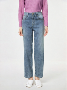 Koradior | Blue Wide Leg Jeans Pants