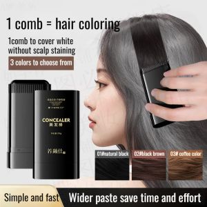 【Hypoallergenic Hair Coloring】Disposable Hair Color Stick Deep Coverage Silver Hair 72 Hours Color Holding Hair Soft Shiny Strong Elderly Anti Hair Loss Hair Color Shenqi Sensitive Skin Available敏感头皮可用染发棒