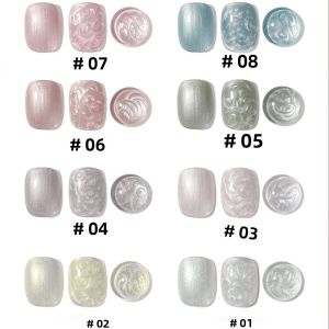 Sơn Móng Tay Dạng Gel SHAKA 10ml Hiệu Ứng Khói Mùa Thu Mưa Kết Cấu Vỏ Sò Ngọc Trai Với Nhũ Lấp Lánh Tinh Tế Cho Móng Hoàn Hảo