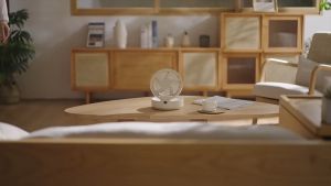 MIUI 4000mAh Rechargeable Fan Table Fan & Wall Fan Folding Fan Air Circulation Fan Desktop Fan Electric Fan Small Fan Kipas Meja Kerja