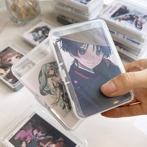 3/5/10 Pcs Mini Plastic Box Translucent Box Idol Kpop Albumes Photo Storage Playing Card Small Card Collection Organizer Box
