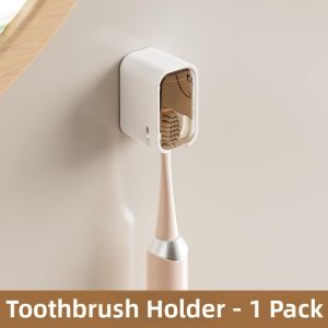 WUUJIA+ | Dustproof Toothbrush Wall Holder Easy Installation