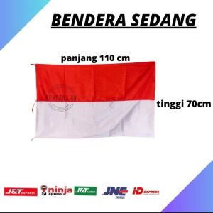 BENDERA MERAH PUTIH UKURAN SEDANG 110cm x 70cm