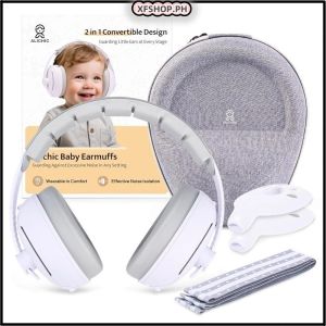 2-in-1 Convertible Design Baby Earmuffs Noise Protection-noise cancelling headphones for Infant