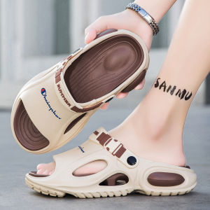 High-End Mens Summer Outdoor Sports Beach Slippers Anti-Slip Deodorant Driving Dual-Purpose Sandals Comfortable EVA Material