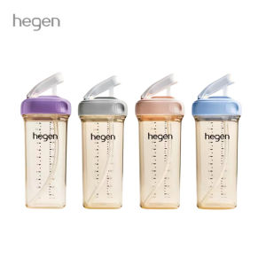 Hegen PCTO Straw Cup PPSU 330ml/11oz Baby Drinking Bottle 9 Months+ Sippy Cup For Toddlers