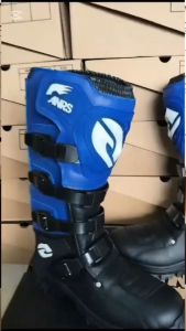 PROMO!!! Sepatu Cross Trabas Trail ANRS Sepatu Enduro Bahan KULIT Terbaru Kode 04