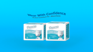 Hennson Dry Fit Regular Pants M/L 10S (10 Pck ) Disposable Adult Pants Diapers Lampin Dewasa