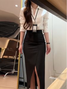 Áo Sơ Mi Nữ Cổ Polo Tay Dài Ôm Vừa Vặn Gợi Cảm Cao Cấp Mùa Thu Mới Phong Cách Thường Ngày Chất Liệu Cotton Có Nút