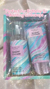 88ml Fragrance Mist & 90ml Body Lotion 2in1 Gift Set Birthday Gift Wedding Giveaways - Sugar Cream