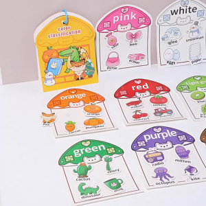 Busy Book Quiet Book หนังสือกิจกรรม หนังสือเสริมพัฒนาการ หนังสือฝึกสมอง ของเล่นเสริมพัฒนาการเรียนรู้ตัวเลขและสี