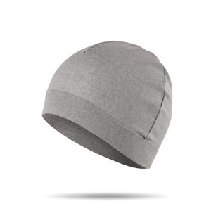 GOBYGO 1Pcs Solid Color Windproof Sweat-Absorbent Seamless Knit Sports Cap Cycling Helmet Liner Running Outdoor Breathable Nylon