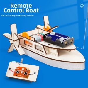 FUXIANHAO | RC Steam Paddle Boat DIY Science & Educational Toy