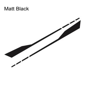 2PCS Car Side Door Skirt Long Stripes Waist Line Vinyl Sticker PVC Waterproof Decals For BMW M5 G90 G99 Auto Decoration Sticker