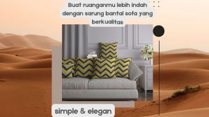 Sarung Bantal Kursi & Sofa Resleting Aesthetic