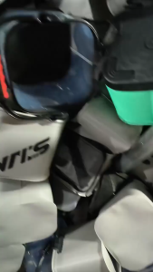 Ember Lipat Mancing TaffSPORT WF126 Folding Bucket 20x20cm Waterproof Tali 4.9M Multifungsi