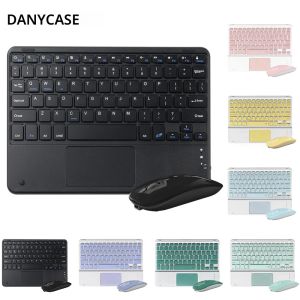 ทั่วไป 10 นิ้วแป้นพิมพ์บลูทูธทัชแพดคีย์บอร์ดไร้สายสำหรับไอแพด ซัมซุง เสี่ยวมี่ หัวเว่ย เลอโนโวแป้นพิมพ์บลูทูธและเมาส์