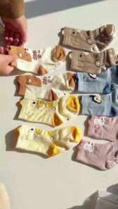 Bevavar Kaos Kaus Kaki Bayi Lucu Kaus Kaki Bayi Anti Slip 0-3thn