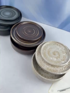 ชุดจานชาม จานเซรามิค ชามเซรามิค  มี 3 แบบ  จาน 6.1 นิ้ว จาน 7.8 นิ้ว และ ชาม 7.5 นิ้ว