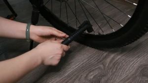 Mini Bicycle Air Pump+Shelf Mountain Bike MTB Portable Air Inflator Pump Bike Cycling Accessories